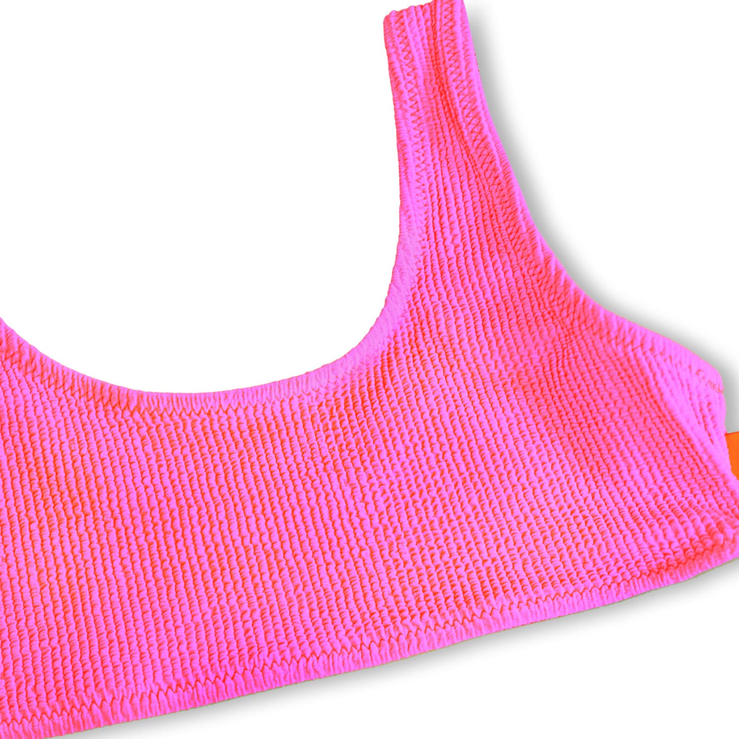 Nola - bikini - Crepe Neon Pink