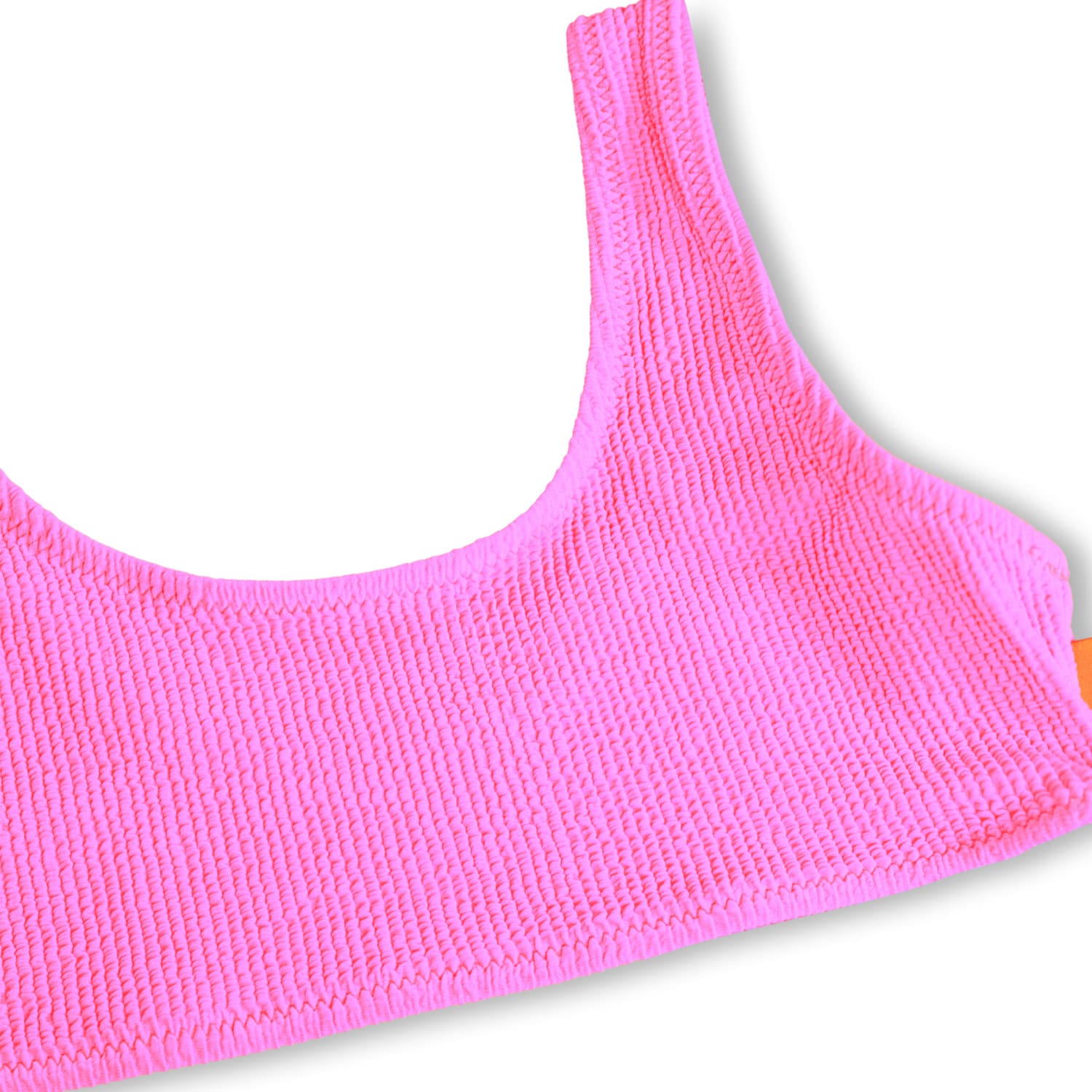 Nola - bikini - Crepe Neon Pink