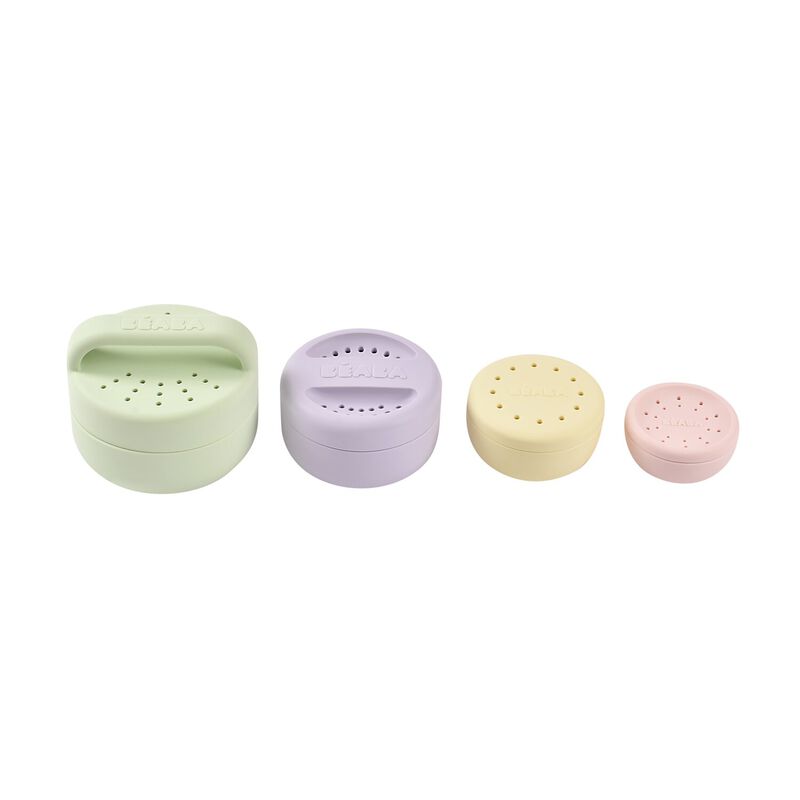 Siliconen badspeelgoed Mint multi colors