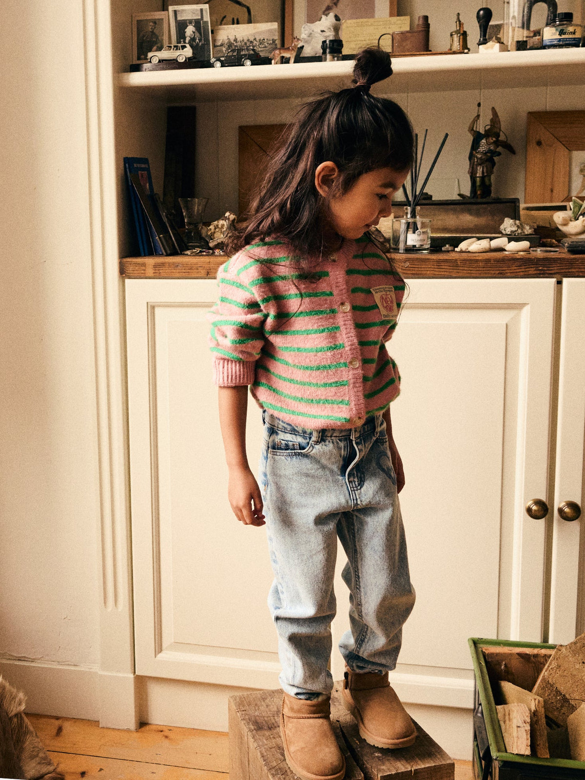 Jeans Mom Fit Hart - Medium Denim