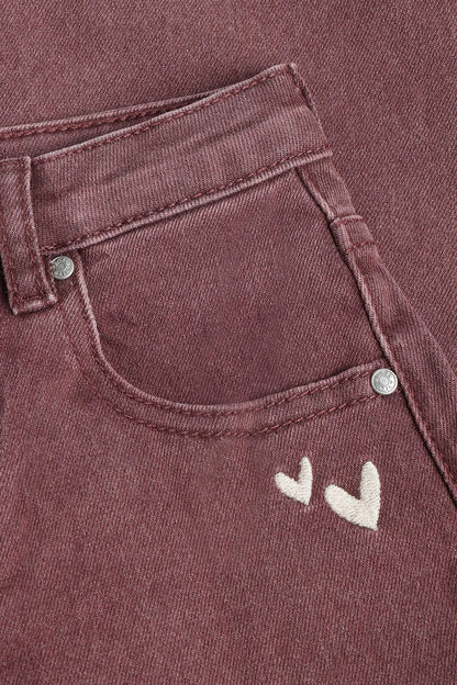 Broek - met rechte pasvorm, gewassen - Valerian