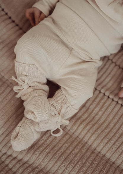 Beau Knitted Booties | Beach