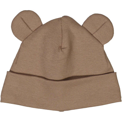 RIB bear hat with ears - bruin