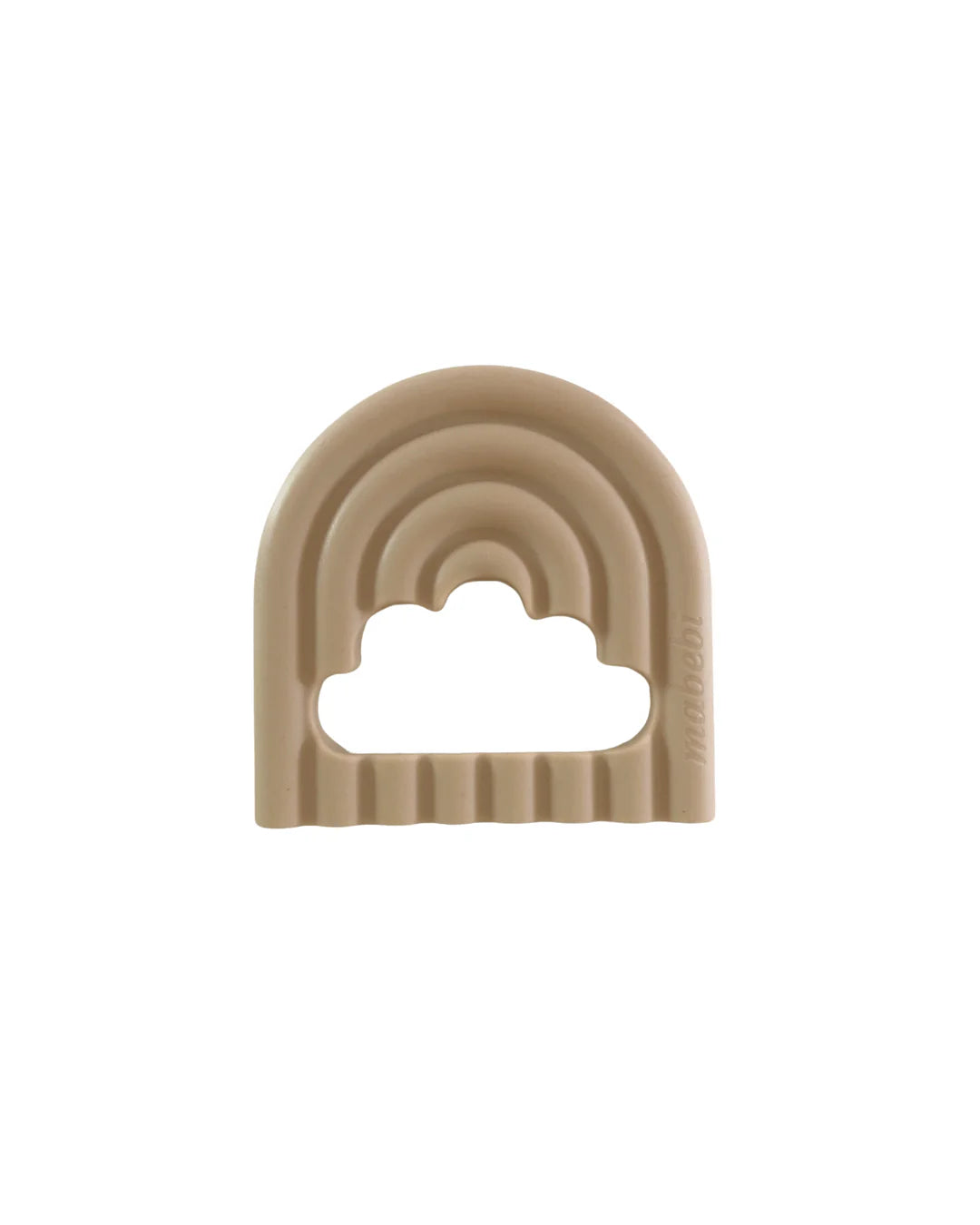 Maia bijtring regenboog l 2-pack BeigeRoze
