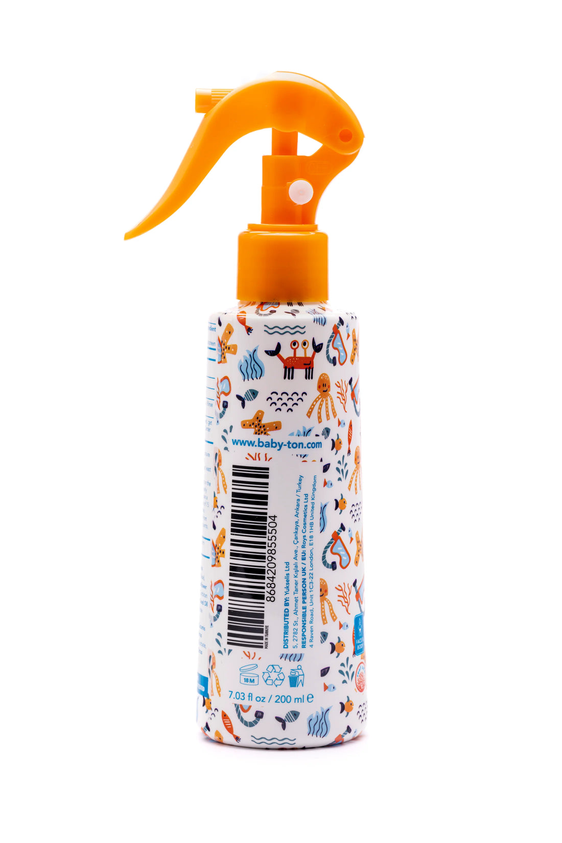 Natuurlijke Zonnecrème Spray 200ml SPF30