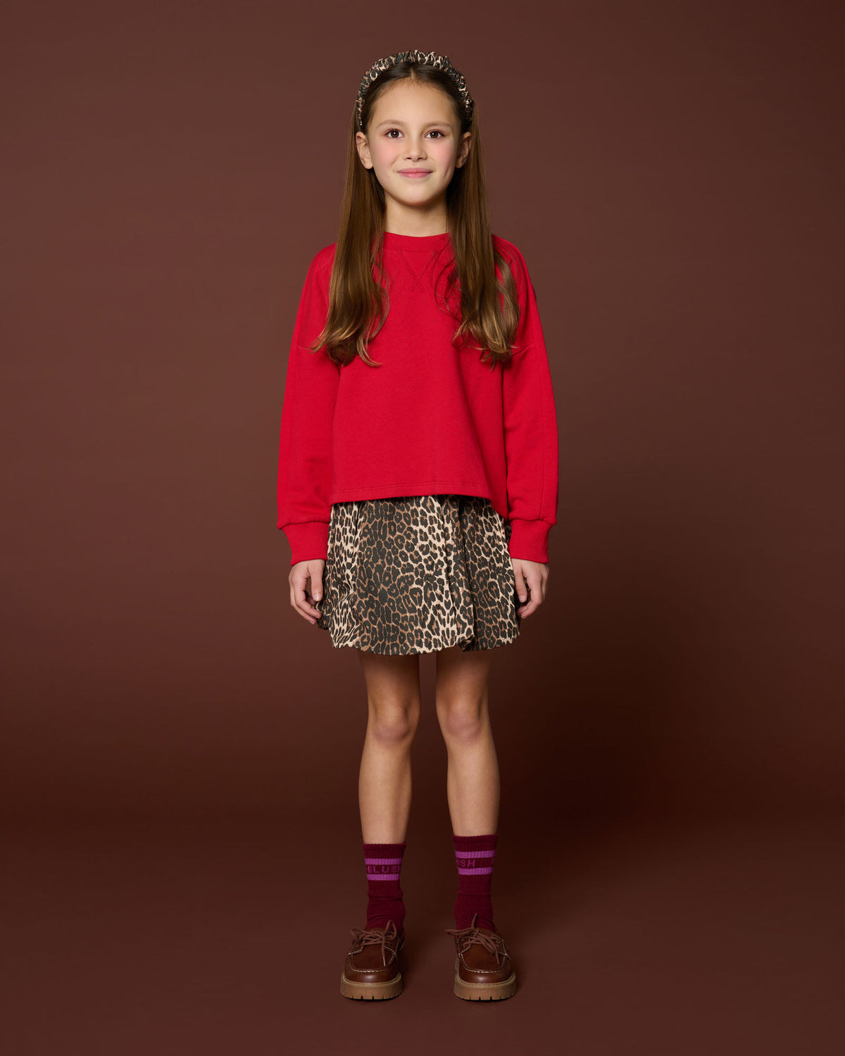 Ballon Skirt | Leopard AOP