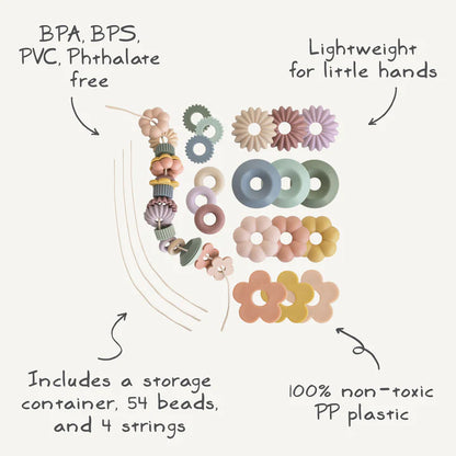 Mushie - Lacing bead set