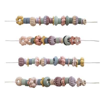 Mushie - Lacing bead set