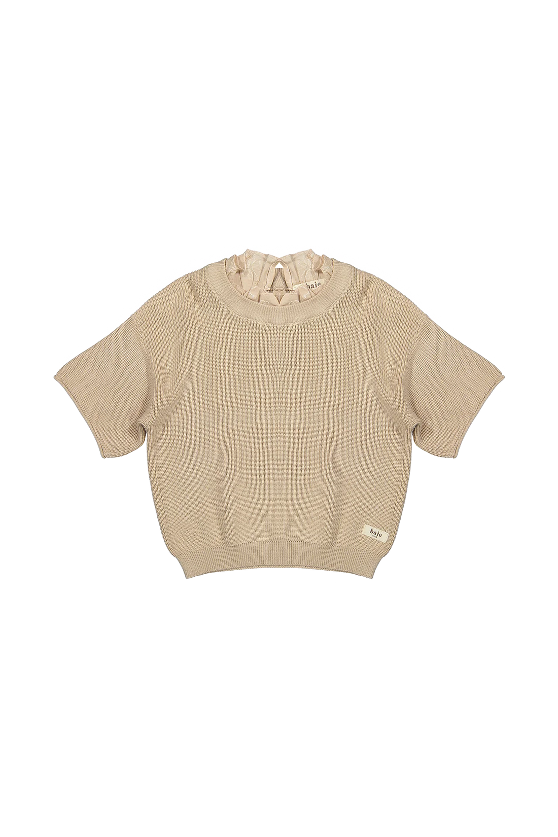 Baje - Shortsleeve knit rose salmon