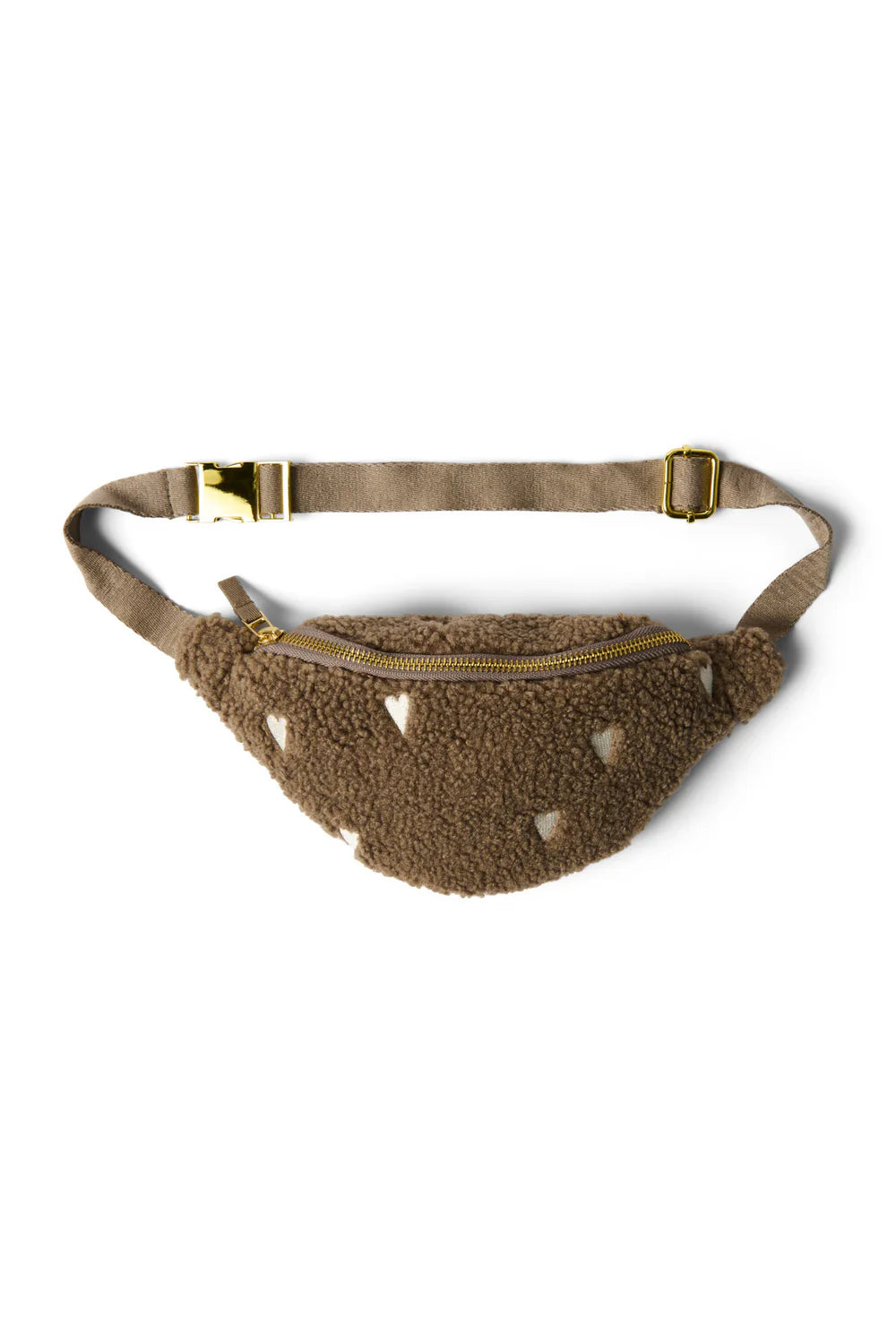Brown Hearts Teddy Mini Fannypack