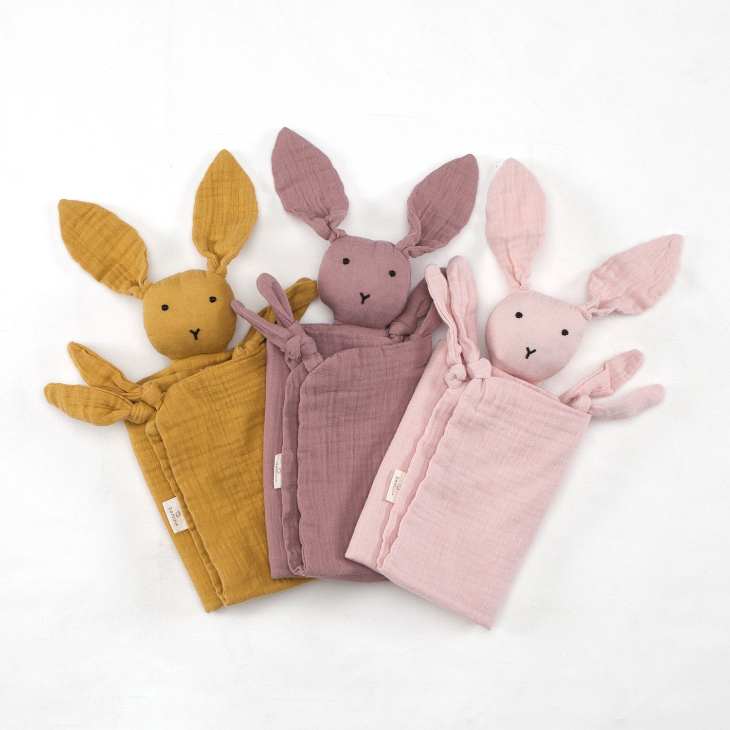 BUNNY 40x40 cm ginger katoen mousseline