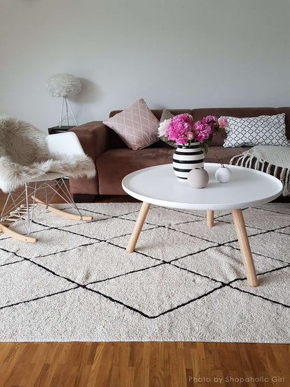 Bereber Beige - wasbaar tapijt - verschillende afmetingen