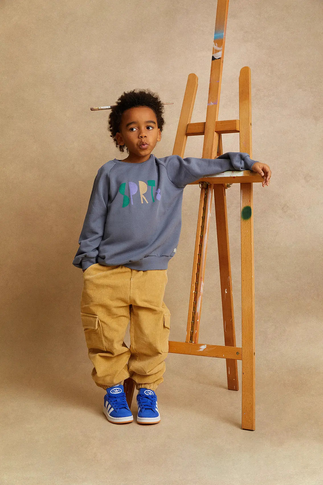 Corduroy woven cargopants