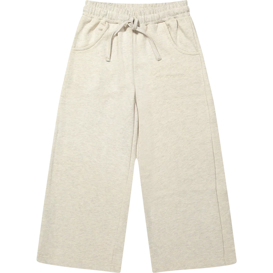 Cozy club pants straight | Oat