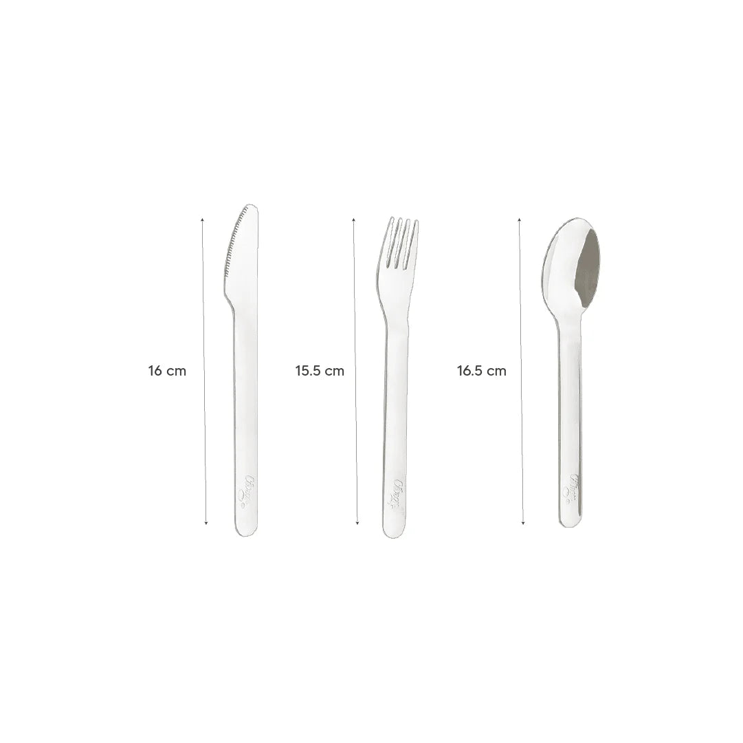 Stainless steel bestekset - on the go