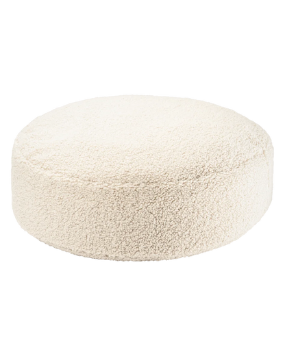 Cream ronde poef - Wigiwama