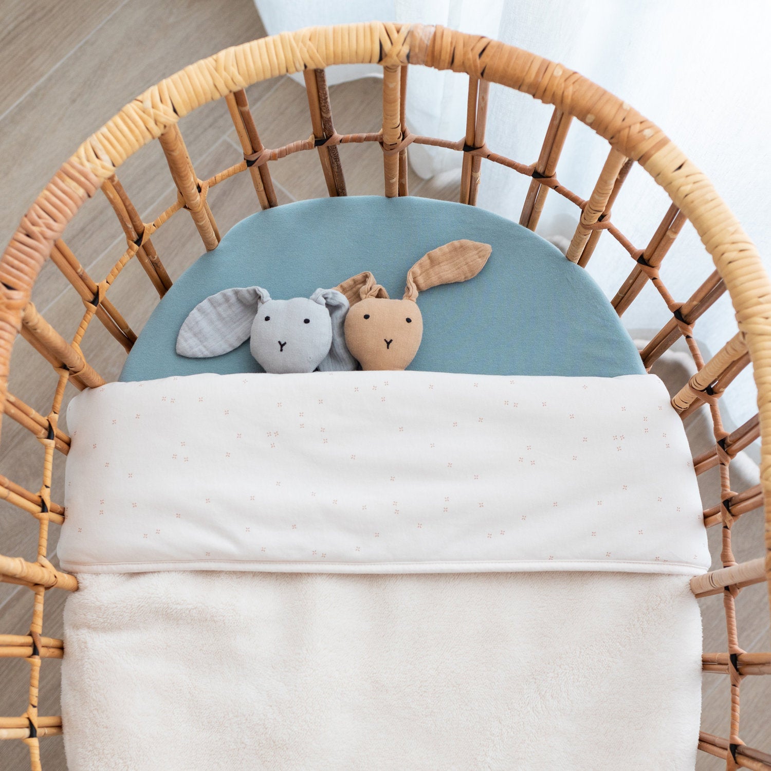 DEKEN 75x100cm natural pady jersey + softy tog 3