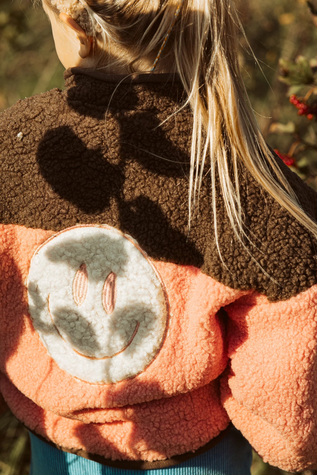 Little teddy smiley jacket - pink