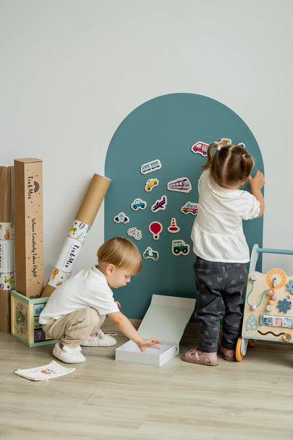 Tix &amp; Mix - Magnetisch houten set auto&