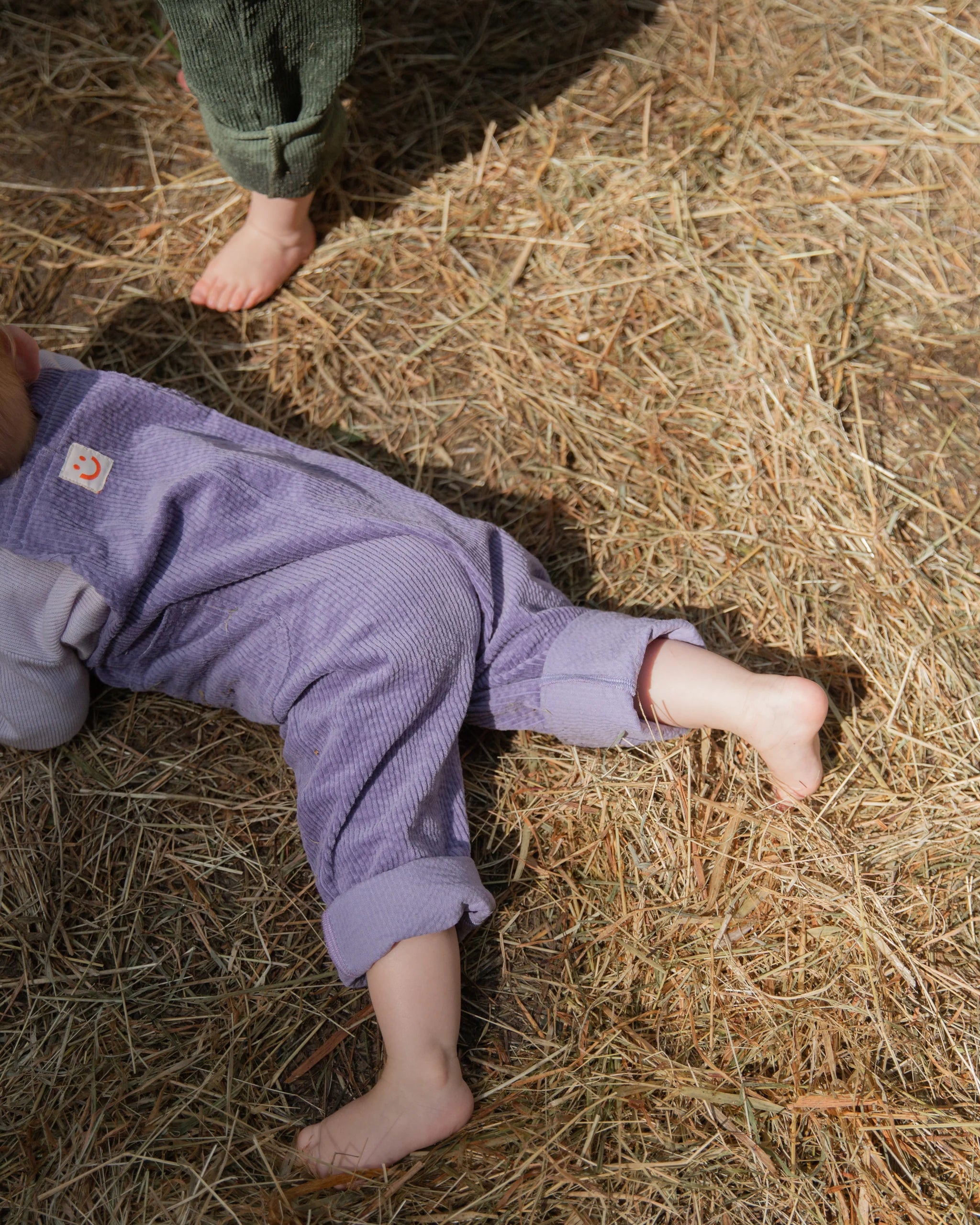 The Freya - Lilac Corduroy Dungarees