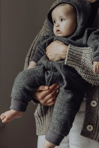 Wool Onepiece - Storm LAATSTE! STUK 12/18m