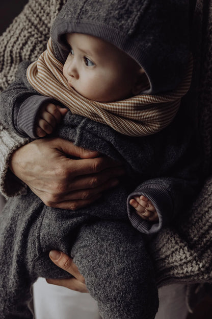 Wool Onepiece - Storm LAATSTE! STUK 12/18m