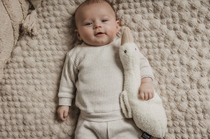 Liva (beige) - Oplaadbare hartslagknuffel