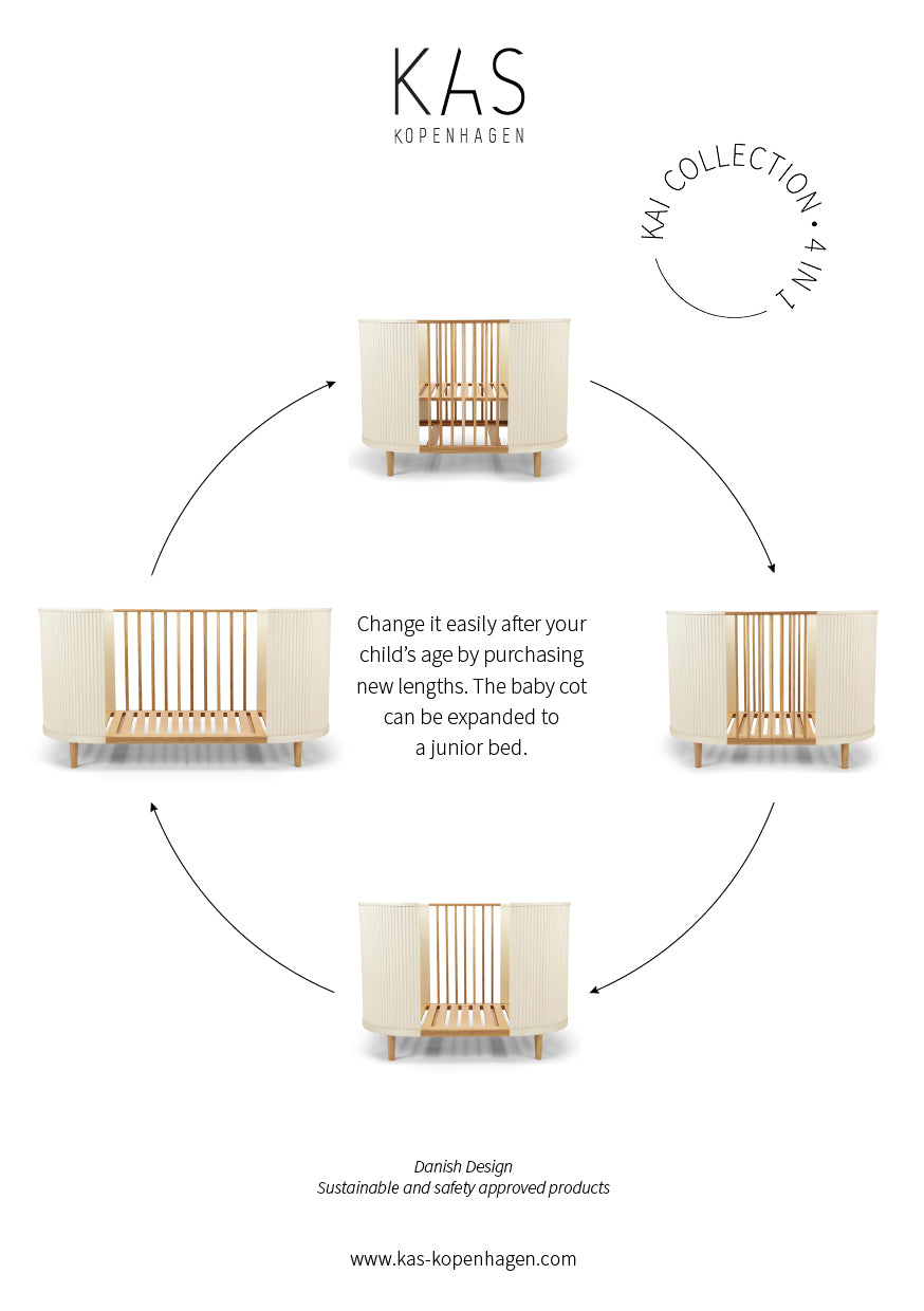 Kai Babybed - eiken