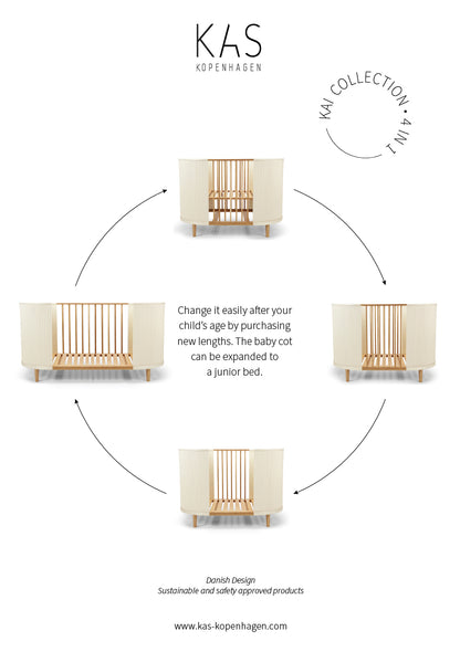 Kai Babybed - eiken