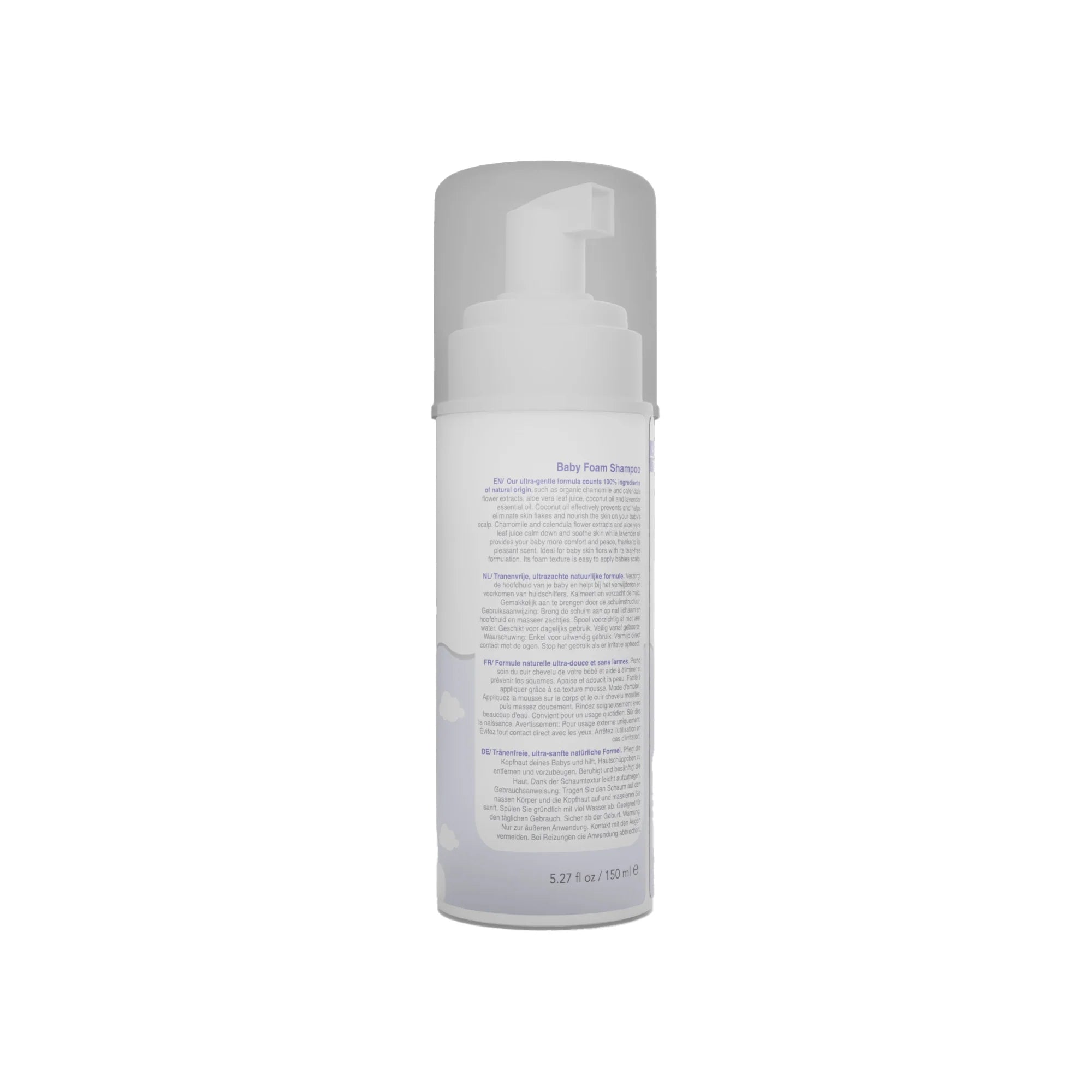 Natuurlijke Foaming Shampoo voor Newborns en Baby&