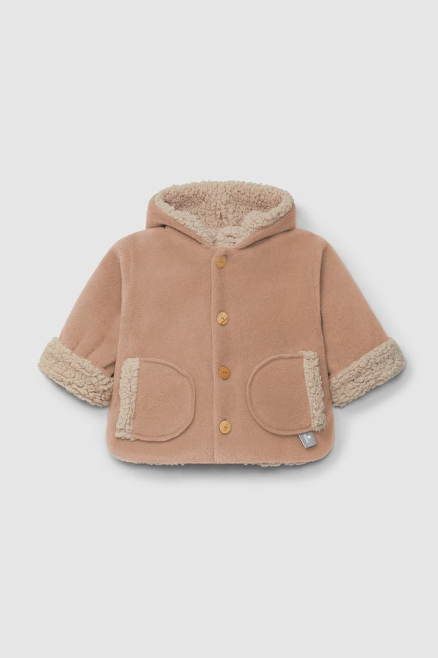 Bruine jas wol bruin