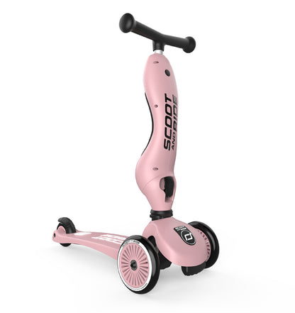 Loopfiets/step highwaykick 1 - roze