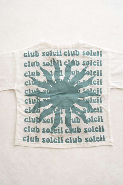 Little green CLUB SOLEIL t-shirt loose fit