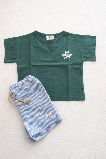 Little green LA DOLCE VITA t-shirt loose fit