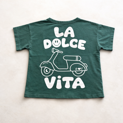 Little green LA DOLCE VITA t-shirt loose fit