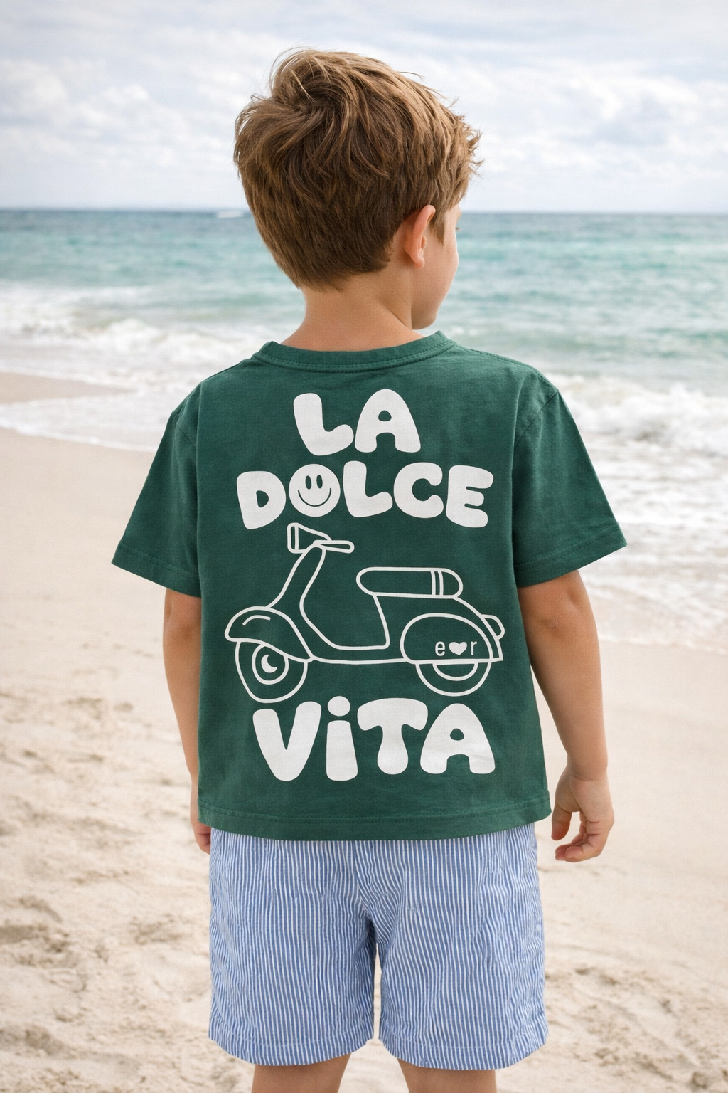 Little green LA DOLCE VITA t-shirt loose fit
