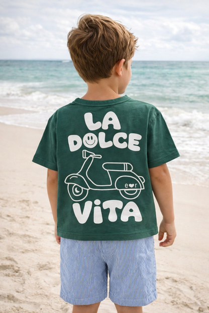 Little green LA DOLCE VITA t-shirt loose fit