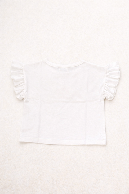 Little STARFISH t-shirt white loose fit