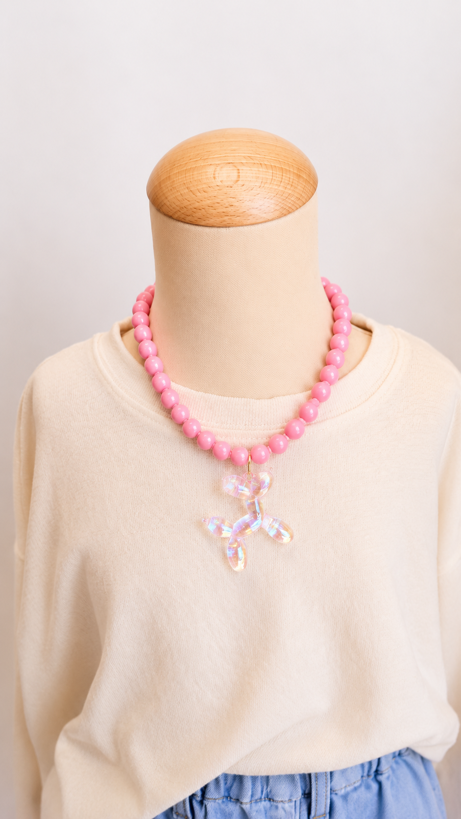 Kinderketting – Crystal Balloon Puppy ✨🎈