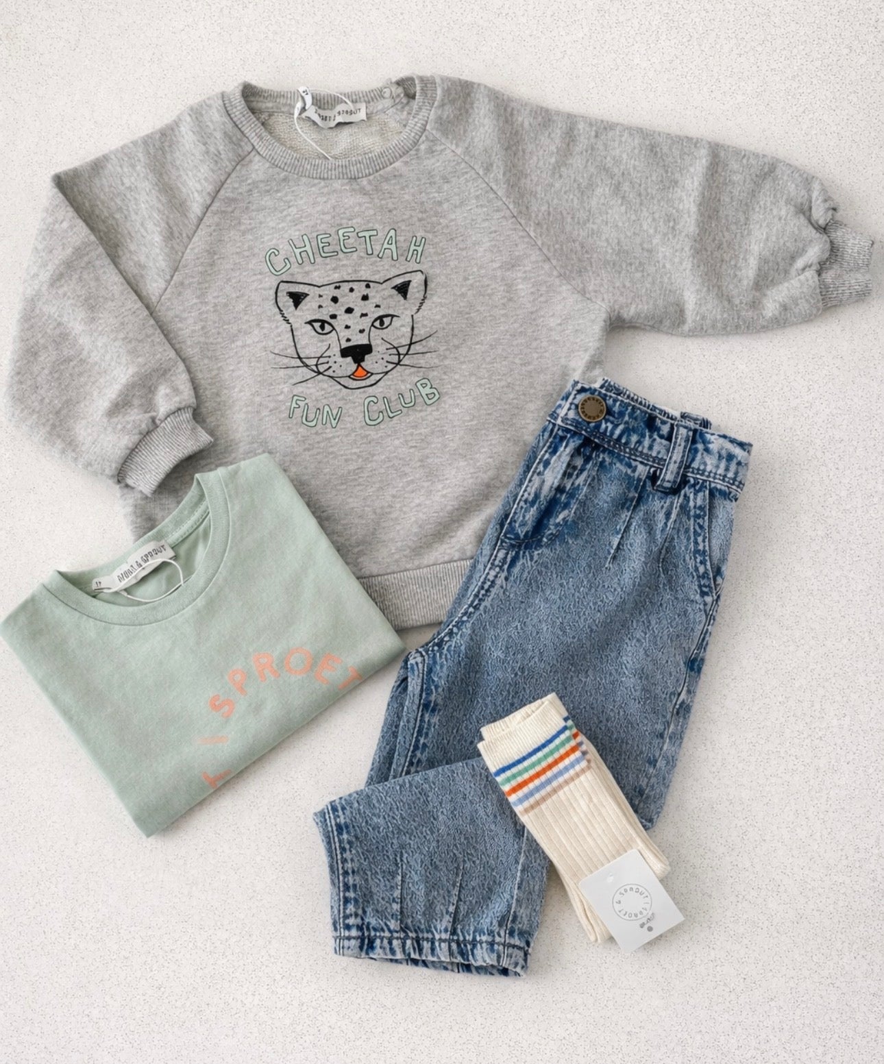 RAGLAN SWEATSHIRT CHEETAH