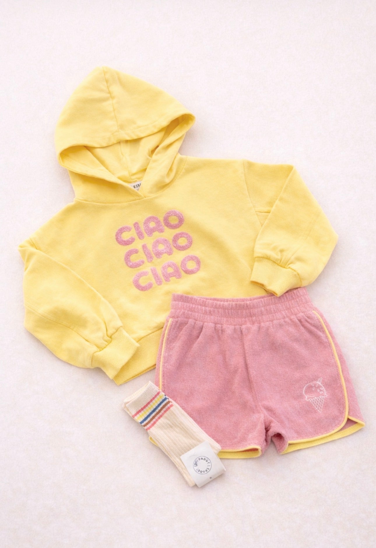 BOXY HOODED GIRLS SWEATSHIRT