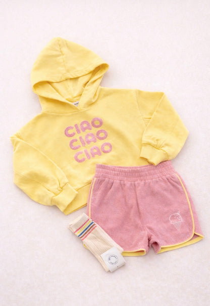 BOXY HOODED GIRLS SWEATSHIRT