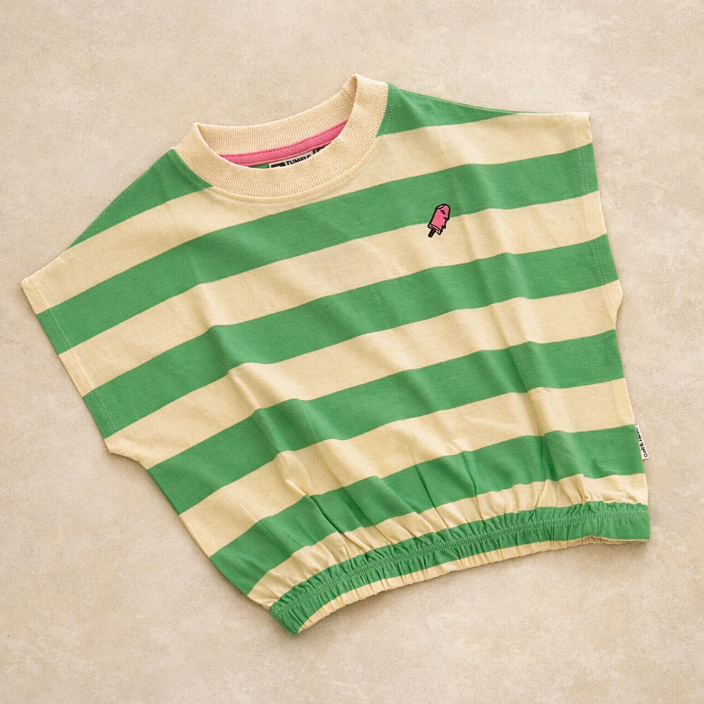 COLATINA T-SHIRT groen/wit