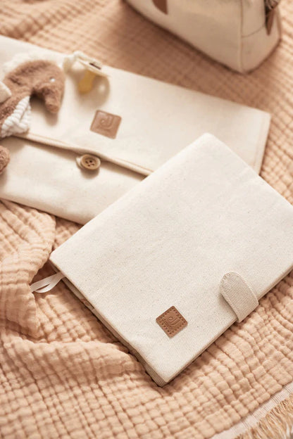 Groeiboekje hoes 23x17cm Twill Natural