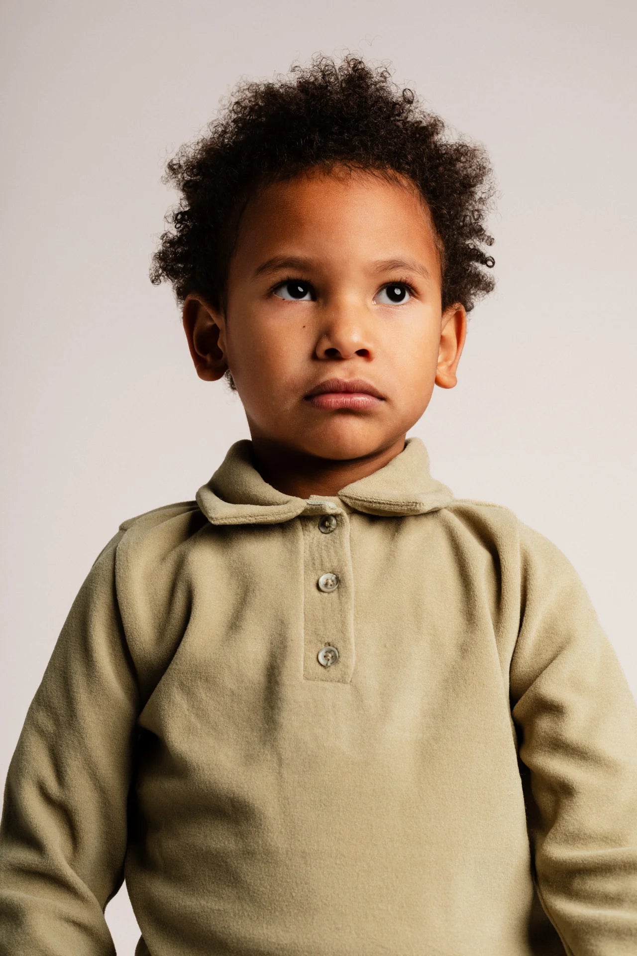 Vaud Longsleeve polo - green pistache