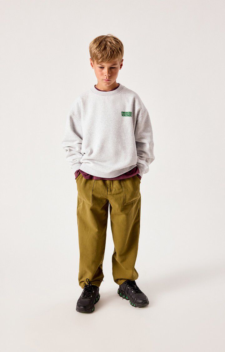 Sweater kids AMV Baptown - heather grey