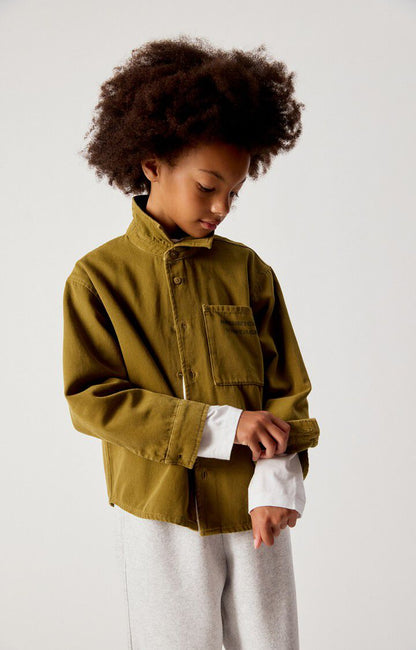 Kinderoverhemd Lycaz - Moss