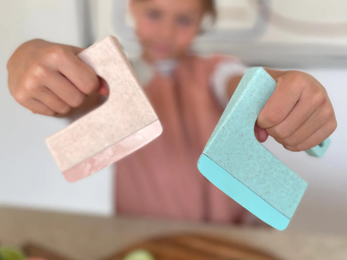 KLYV Kinderkeukenmes – Terra | Veilig Startersmes voor Kinderen 🔪🌱