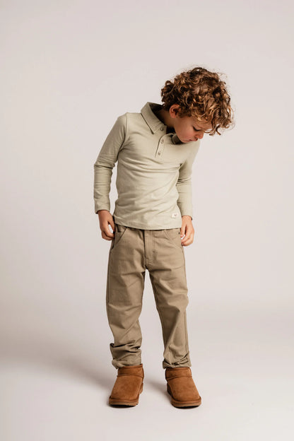 Bercher Pants long - green moss
