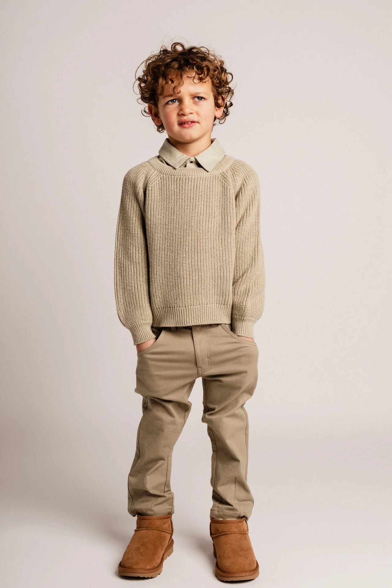 Bercher Pants long - green moss